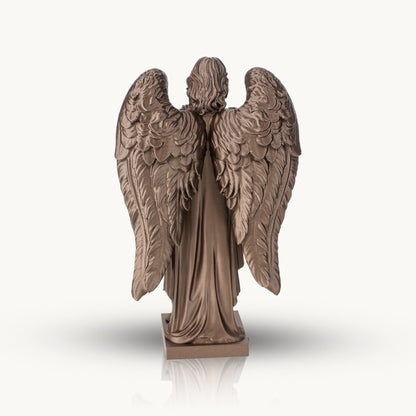Archangel Michael Statue | Copper-Like Finishing | 6"& 10" Sizes