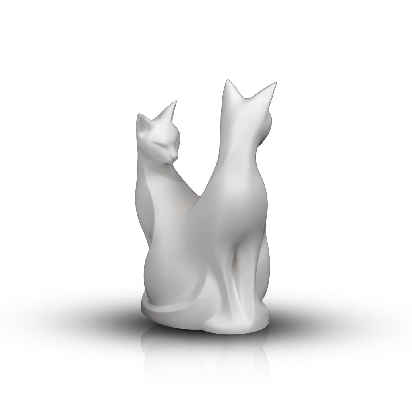Minimalist Cat Sculpture | Modern Cat Lover Decor | Elegant Cat Statue | Fancy Home Office Shelf Accent