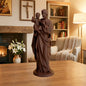 Saint Joseph Holding Child Jesus | Wood-Like Finishing Texture