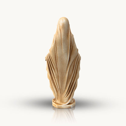 Virgin Mary Statue | Hand-Painted Oil Finish | 6" & 10" Sizes